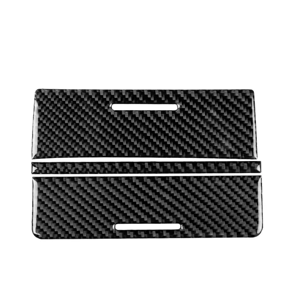 For Mitsubishi Lancer EVO X MR 2008-2015 Center Storage Glove Box Cover Carbon Fiber Sticker Trim Vehicle Car Accessories