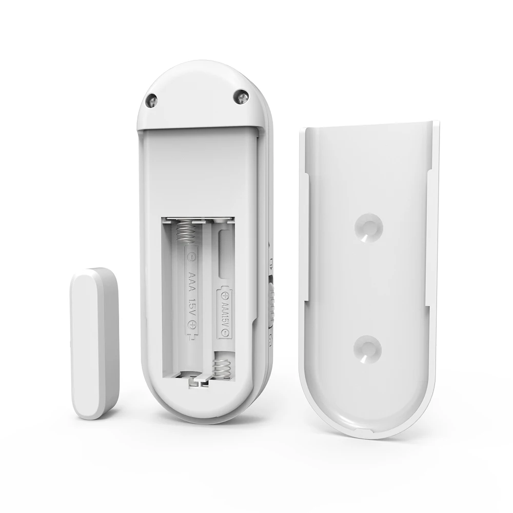 Tuya WiFi Door Sensor Build-in buzzle wireless Magnetic window detector Magnet switch open alarm smart life Support Alexa Google