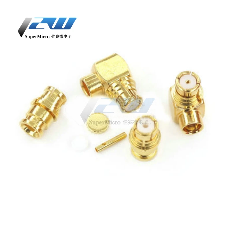 1 PCS SMP-KB2 SMP-KWB2  SMP Wiring Female for 086/RG405 Cable, GPO Interface, Pure Copper Beryllium Copper Gold-plated 6GHZ, SMP