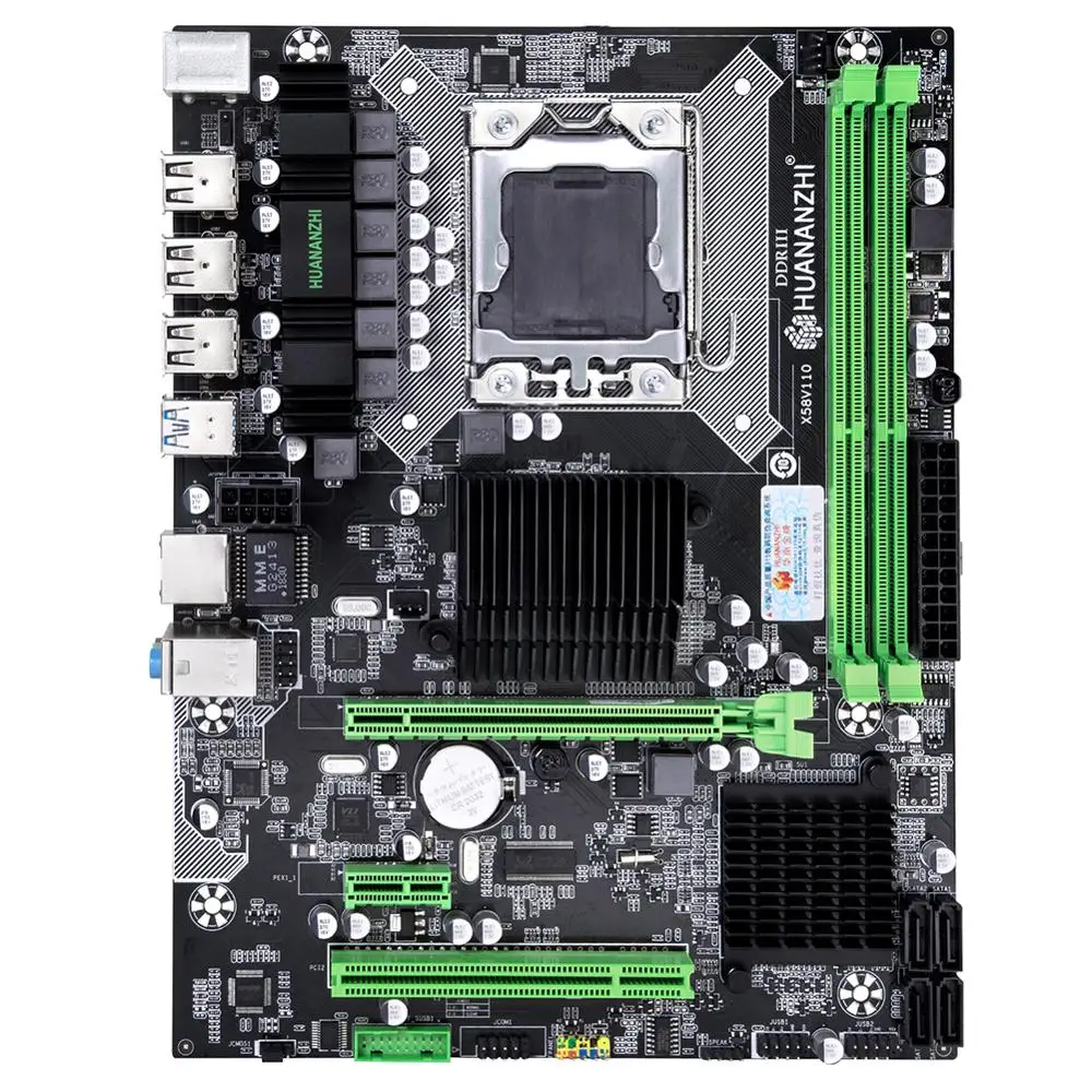 Imagem -02 - Placa-mãe Huanzhi X58 Pro Suporta Processadores Série Lga1366 e Suporta Chip Alc662 de 5.1 Canais