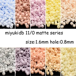 Japan Imported DB-310 Black Beads Miyuki DelicaBeads  Matte Series 5G  Ornament  Jewelry Making