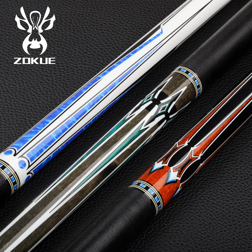 ZOKUE-Billiard Cue Stick Kit, Pool Cue Weight Adjustable, Radial PinIrish Line, Suitable for Tall, Mighty People, 12.75mm Tip