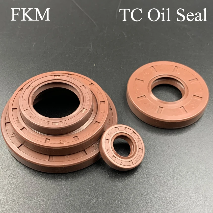 42*62*8/10/12 42x62x8/10/12 44*62*10 44x62x10 Fluoro FKM Fluorine Rubber Spring Two Lip TC Gasket Radial Shaft Skeleton Oil Seal