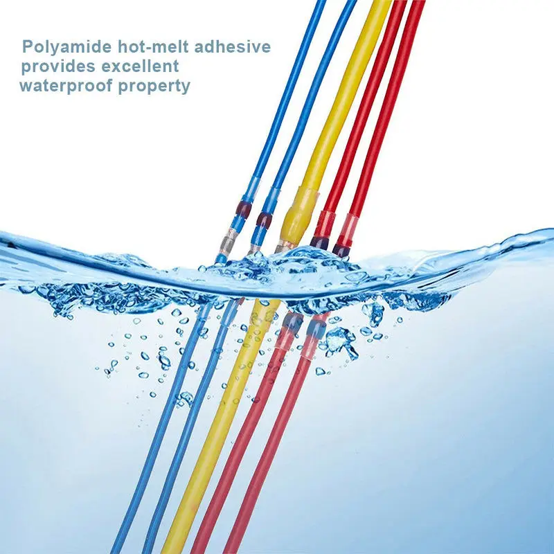 Термоусадочные соединители для сращивания проводов, 100/250 шт./компл.