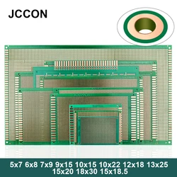 2Pcs PCB Prototype Board Circuit Protoboard Universal DIY Single Hole Soldering Plate 5x7 6x8 7x9 9x15 10x15 10x22 12x18 cm