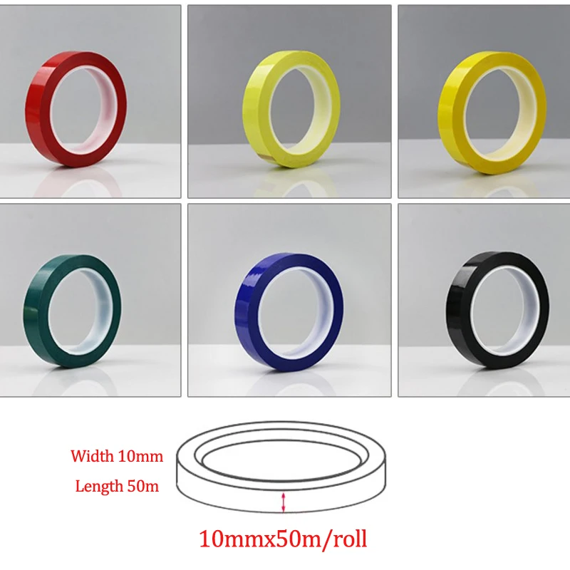 5rolls/set  desktop positioning tape marking tape whiteboard color discrimination warning drawing grid line