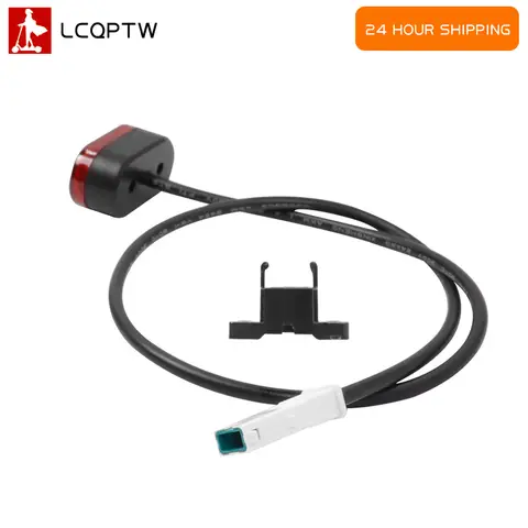 नाइनबोट मैक्स G30 इलेक्ट्रिक स्कूटर के लिए रियर फेंडर टेल लाइट, वाटरप्रूफ सिग्नल लाइसेंस प्लेट ब्रेक लाइट एक्सेसरीज़ 10 best sales जी30 मैक्स - №2