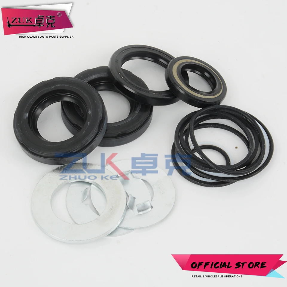 ZUK For HONDA For ACCORD Power Steering Gear Box Repair Kit O-Ring Oil Seal Gasket Set Year 2003-2007 CM4 CM5 CM6 2.0L 2.4L 3.0L