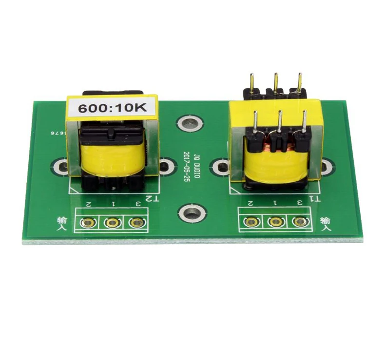 600: transformador de audio 10K, refuerzo de audio para ganado, entrada para ganado, transformador de aislamiento y placa de circuito