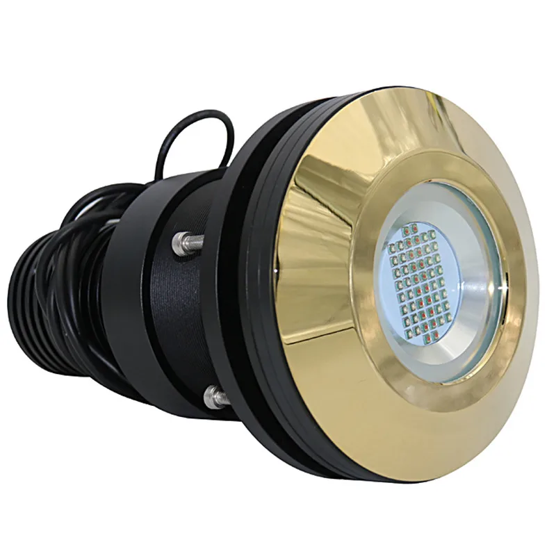 

DY-N120 Thru-Hull Superyacht Thru Wall 120W 150W White RGB RGBW Wireless Remote Control Marine Bronze Boat LED Underwater Light