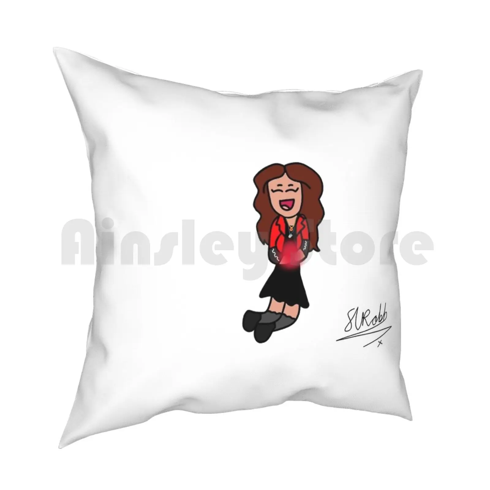 Magic And Hexes Pillow Case Printed Home Soft DIY Pillow cover Witch Scarlet Magic Villian Superhero Mutant