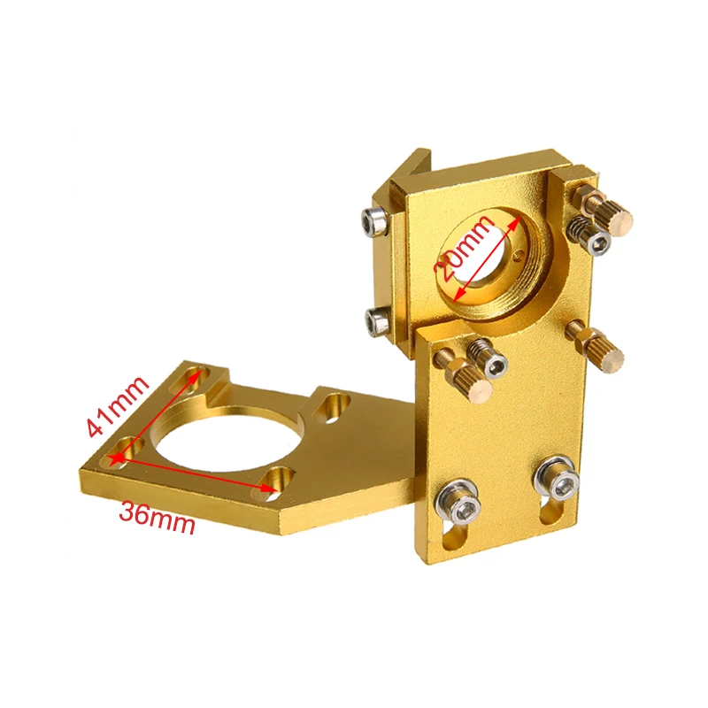 CO2 Laser Head 40W 50W K40 2030 3040 5070  Laser Engraving Cutiing Machine Lens Dia 12/18/20mm Focal Length 50.8mm Mirror 20mm