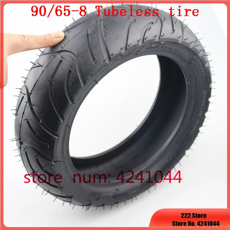 New 90/65-8 Tubeless Tyres Electric Scooter vacuum Tires Front  for Monkey motorcycle BOSSMAN-S Model (Scooter Spare Parts)