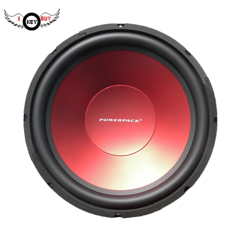 1PC 12 Zoll 600w 4 ohm Auto Auto Rot Audio Subwoofer Bass Lautsprecher Injektion Kegel Lautsprecher Universal auto-Styling Woofer