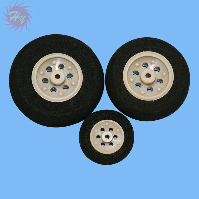 2 Pcs Super Light Tail Wheels For RC Airplane Replacement Toys Plane Accessory D25-53mm