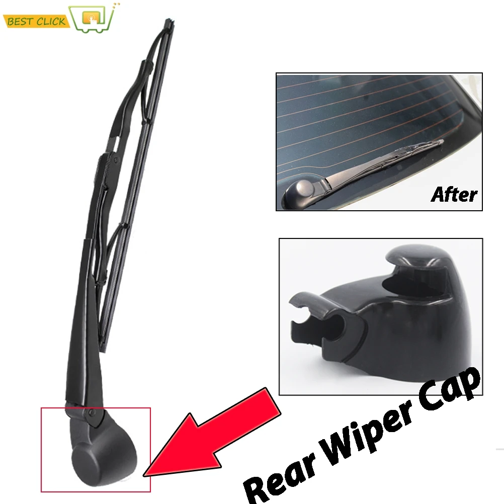 Car Rear Windscreen Windshield Washer Wiper Arm Washer Nut Cover Cap For VW Golf Passat 3BG Caddy Sharan Seat Alhambra