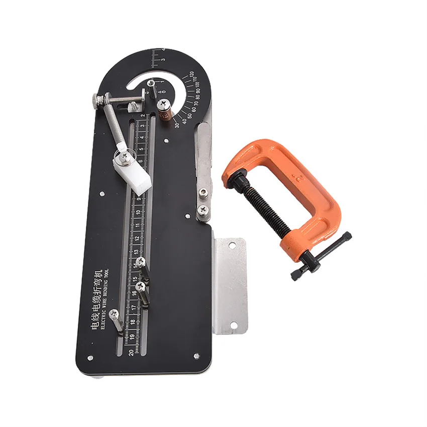 

Manual Small Wire And Cable Bending Machine BORX-026 Wire Bending Tool Iron Wire Copper wire DIY Bender 2.5-35MM2 30-120Degree