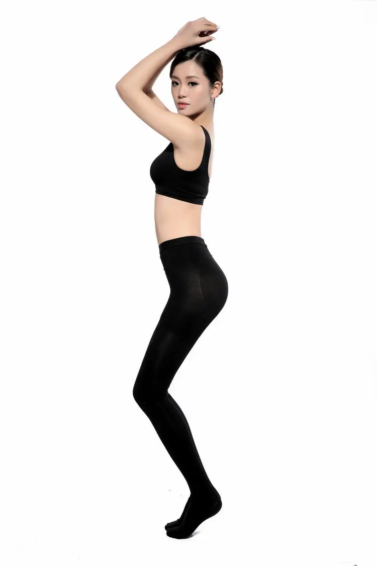15-20mmhg Frauen Druck Strumpfhosen Frühjahr Und Herbst Dick Elastische Hose Schöne Plus Schwarz Khaki Strumpfhosen Sexy Dünne Bein M L XL – Detail 8