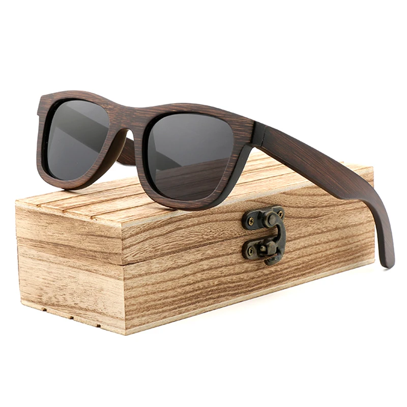 

Handmade Natural Bamboo Wooden Sunglass Fashion Polarized Sunglasses for Men Women's Shade Sun Glasses Wood Oculos De Sol