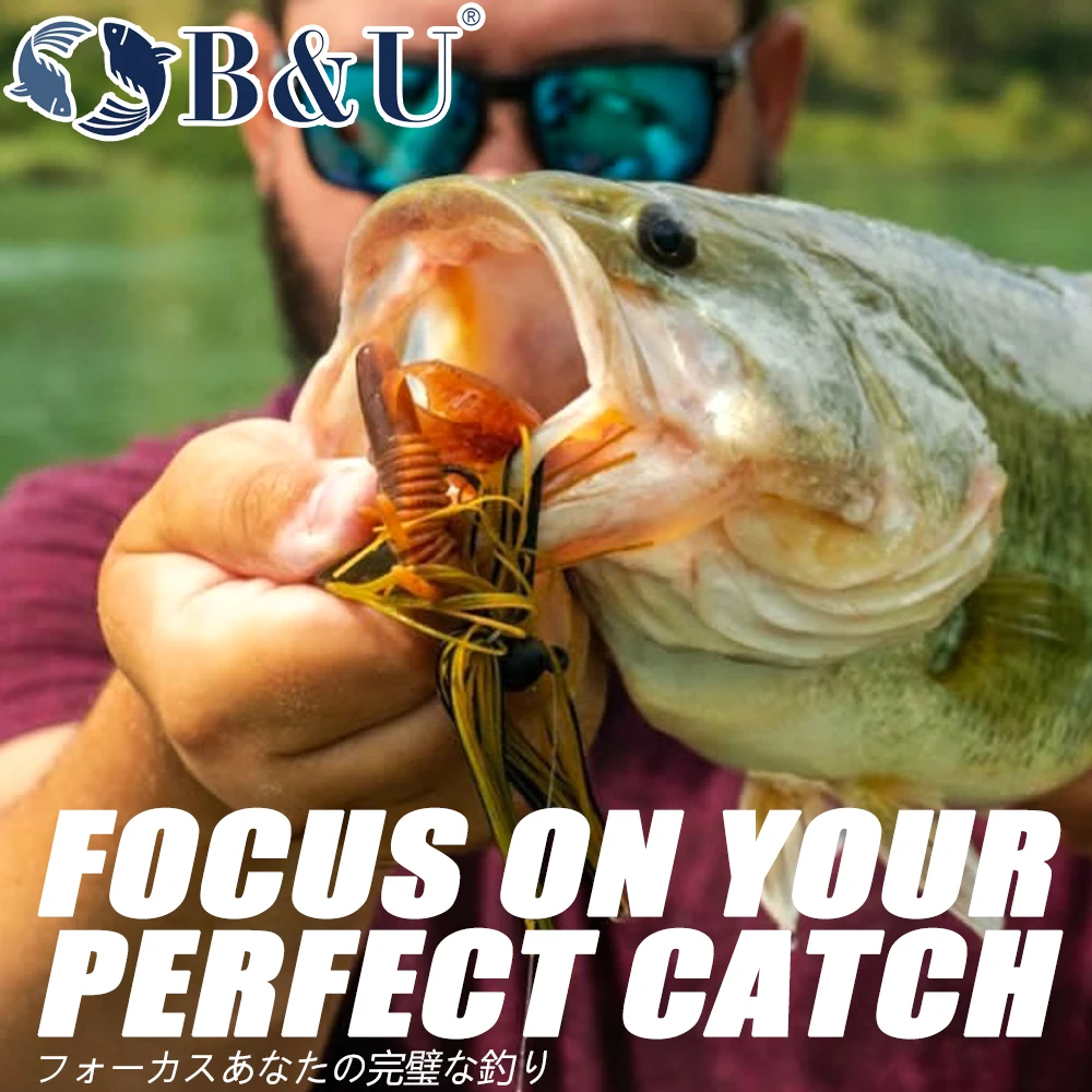 B&U 50mm Craws: Señuelo vinilo lubina trucha - imagen 4