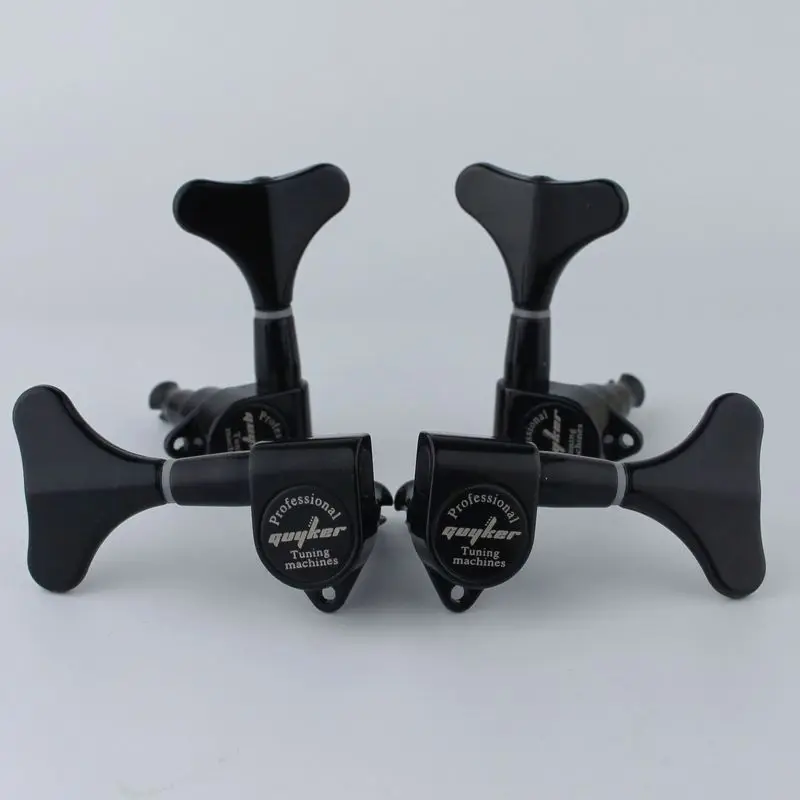 GUYKER Headstock Sealed Black Bass Tuners Machine Heads