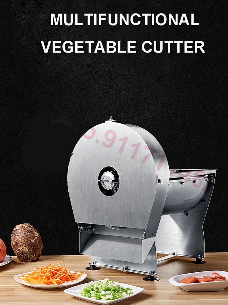 Multi-Purpose Cutter Commercial Electric Vegetable Slicer Household Fruit Potato Carrot Slicing Shredders