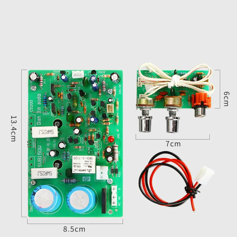 Hifi 오디오 보드 DIY 홈 시어터 스피커 사운드 앰프 서브 우퍼 앰프 150W 모노 파워 앰프 듀얼 AC24-28V