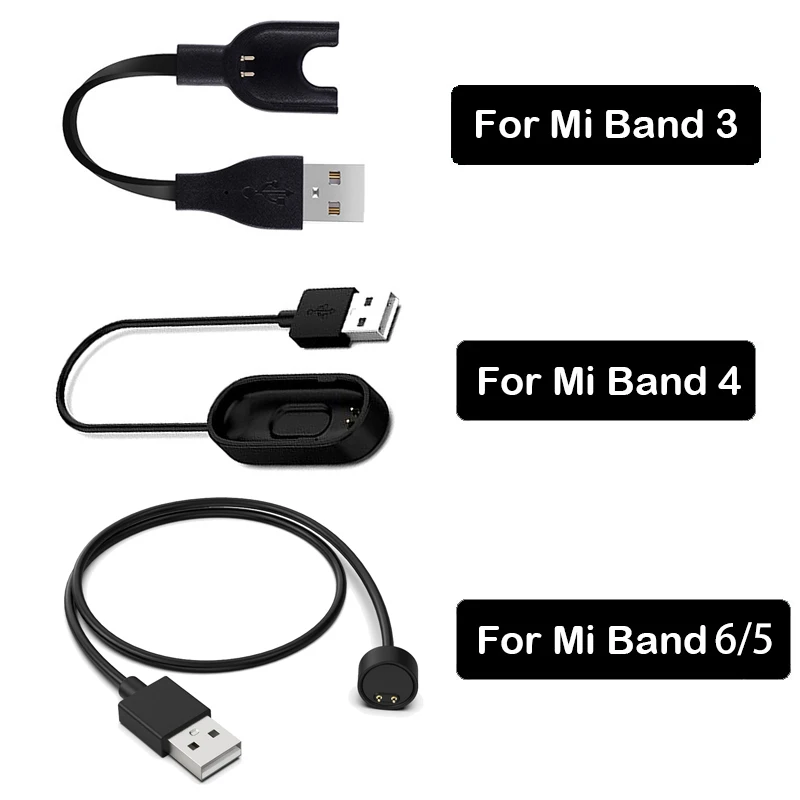 Cable de carga USB para Xiaomi Mi Band 3/4/5/6, accesorios de pulsera, Dock