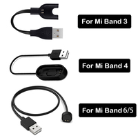 USB Charging Cable Charger Dock For Xiaomi Mi Band 6 5 Mi Band 4 3 Charging Data Cable For MiBand 3/4/5/6 Bracelet Accessories