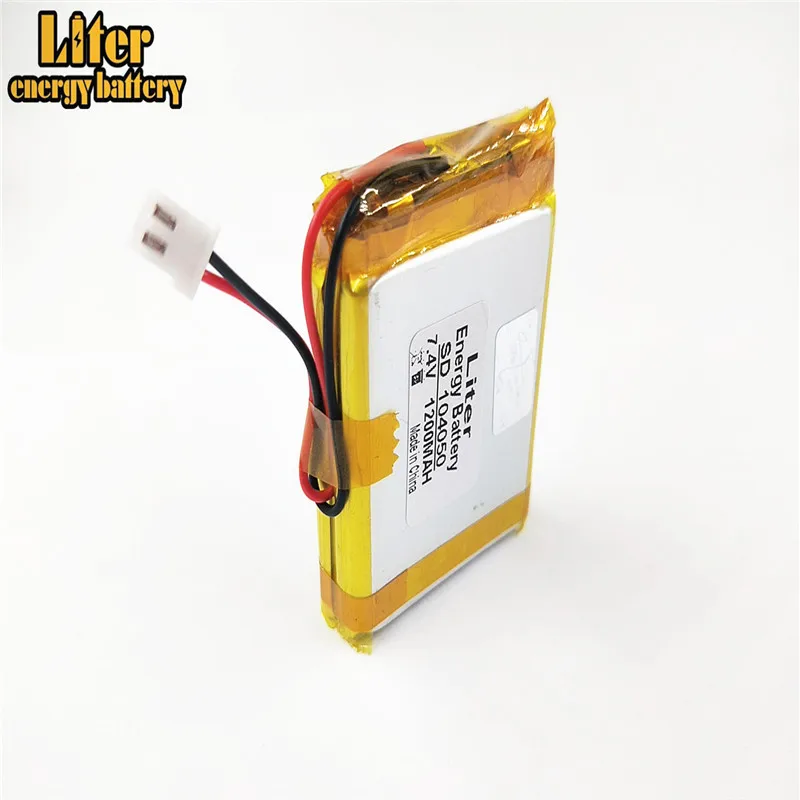 7.4V 1200mAh 104050 XH2.54 Polymer Li-ion battery for DVD TV Digital Satellite Finder Meter WS-6933 WS-6923 lithium ion battery