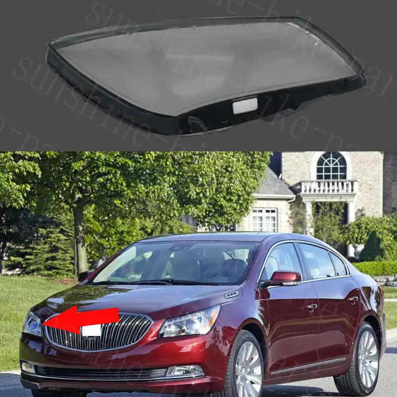 

Fit For Buick Lacrosse 2014-2015 2pcs Car Front Right Side Headlight Transparent Cover