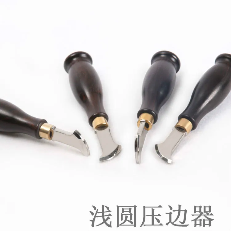 1pcs Punch Leather Tools Leather Line Pressing Device Wiring Tool Groover for Edge Shallow Circular Pressure Side Cut Diamond