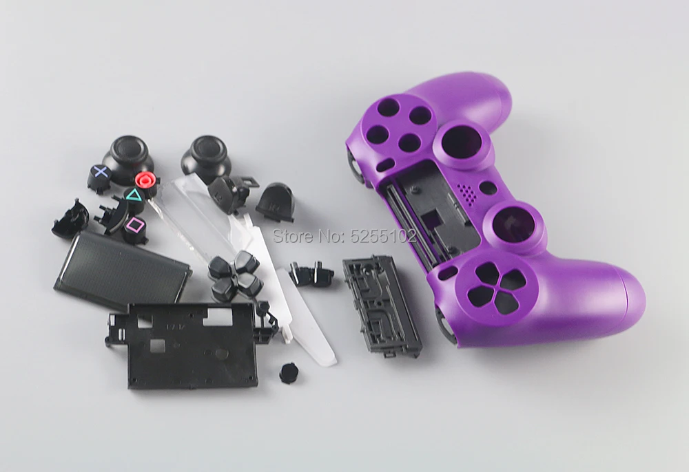 5 مجموعات ل PS4 برو 4.0 التمويه شل الجلد JDS 040 تحكم شل غطاء مع أزرار كاملة JDM-040