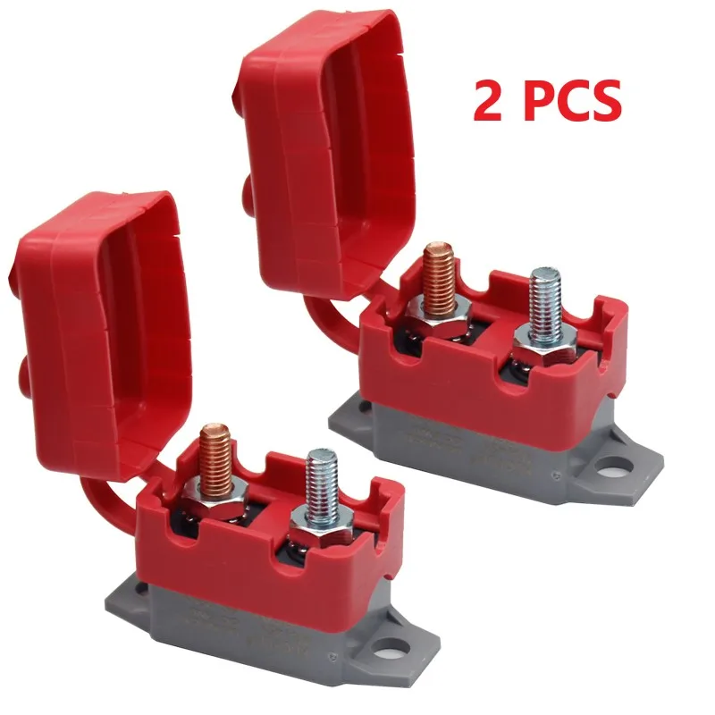 

2PCS 12V/24V 35A Circuit Breaker Automatic Reset Circuit Breaker Auto Reset Fuse Holder Waterptoof for System Protection