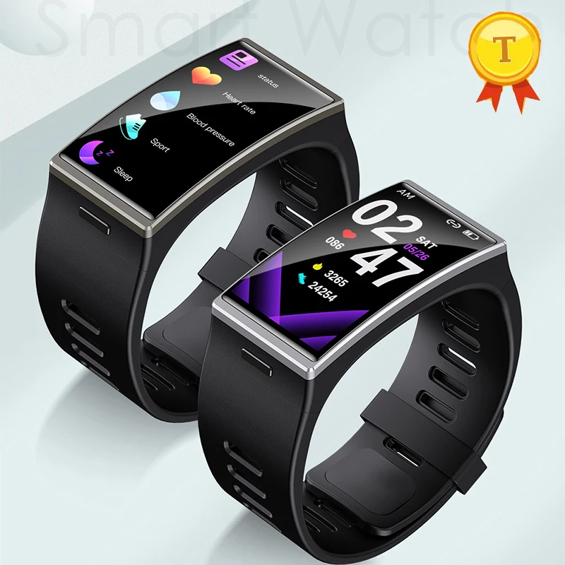 2021 السباحة مقاوم للماء Smartwatch الرجال النساء شاشة كبيرة WhatsApp مزامنة معدل ضربات القلب مراقبة ضغط الدم BT 5.0 ساعة ذكية
