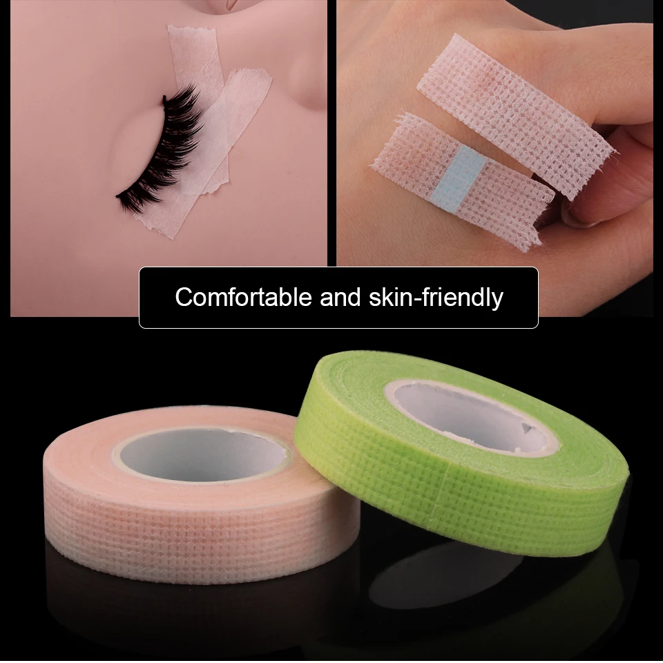 NEWCOME Eyelash Extension Tape Transparent Storage Cutter Colors Tapes Cutter Split Grafting Eyelashes Medical Tape Makeup Tools