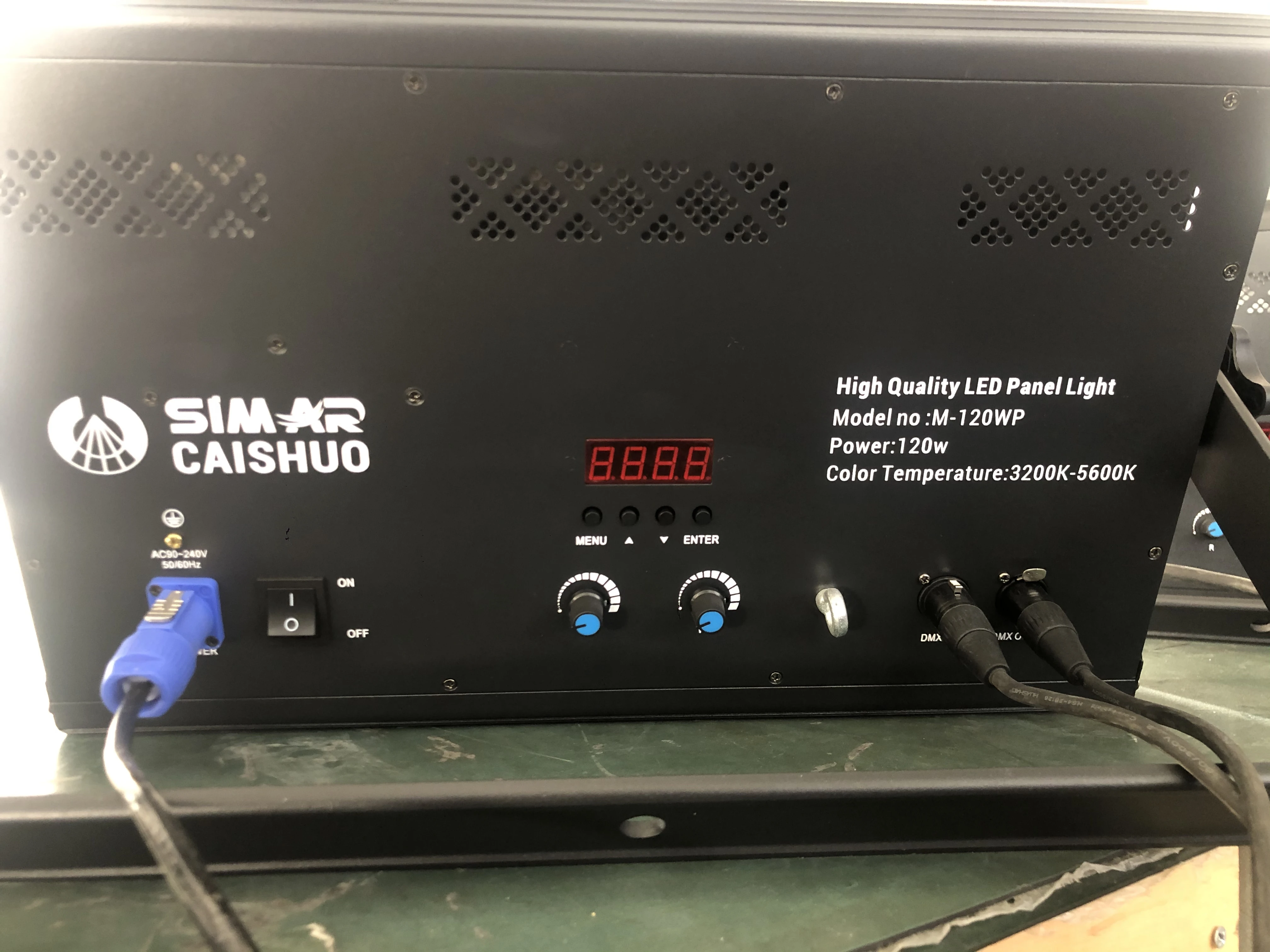 Simar 200w poderoso 3200k/5600k/bi-color alta cri profissional conduziu luzes do estúdio da foto da câmera de vídeo para a notícia da tv, igreja