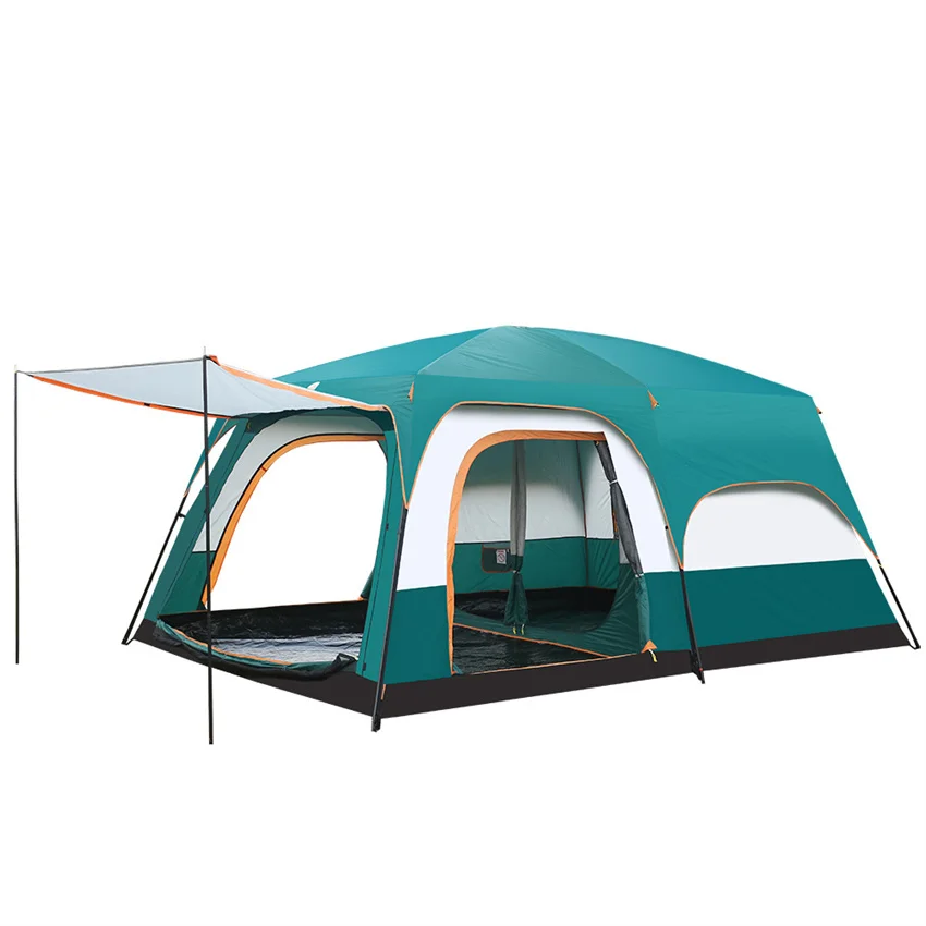 

Outdoor Tent 4-6 Person Camping Tent,Two Bedrooms One Living Room Easy Instant Backpacking For Sun Shelter,Travelling,Hiking