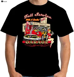 Men'S T-Shirt  Newest Mens T-Shirt Full Service Garage Hot Rat Rod American Pin Up V8 Base Shirt