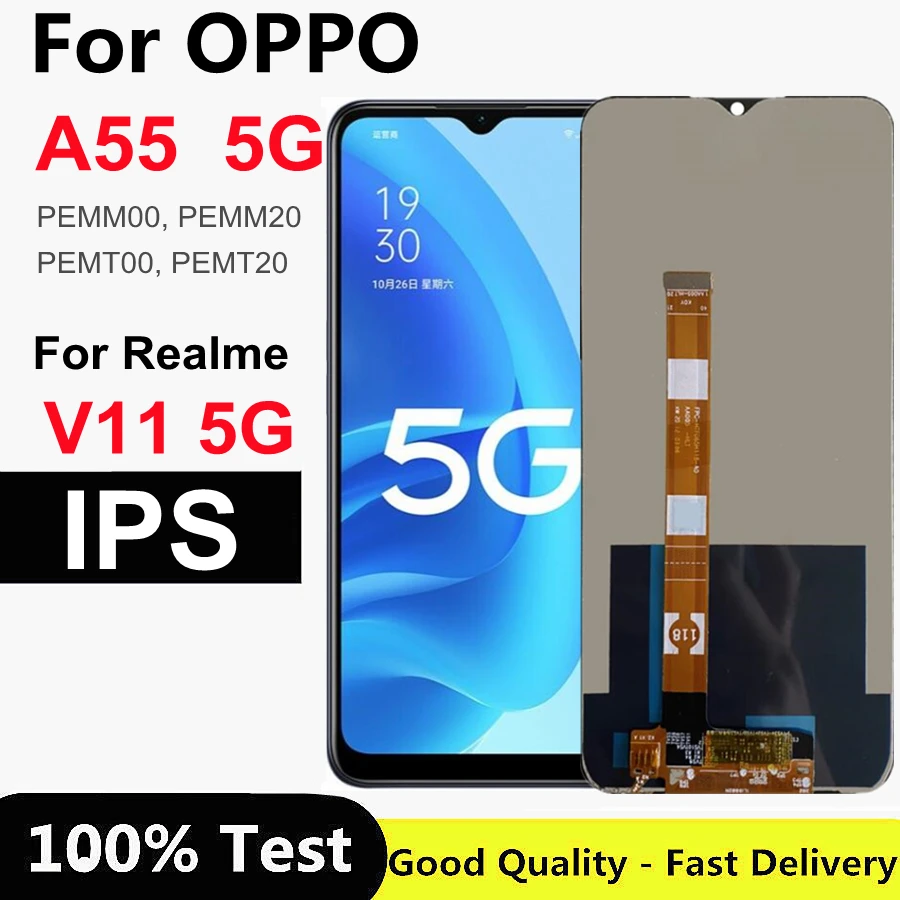 

6.5" For OPPO Realme V11 5G LCD Display Touch Screen PEMM00 PEMM20 PEMT00 PEMT20 Digitizer Assembly Replacement