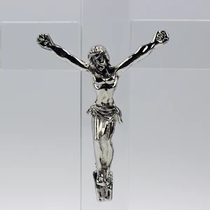 Cristal Jesus Cross Nightlight Statue, religiöser Stil, Kirchendekoration, Wohnkultur, Kunsthandwerk, Christen Geschenke 10 Religionsbilder der Hauptverkäufe - №5