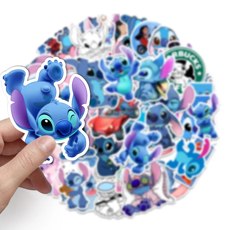 10/30/50pcs/Pack Cute Cartoon Lilo Stitch Graffiti Stickers DIY Motorcycle Travel Luggage Phone Guitar Kids Sticker Decal Toys