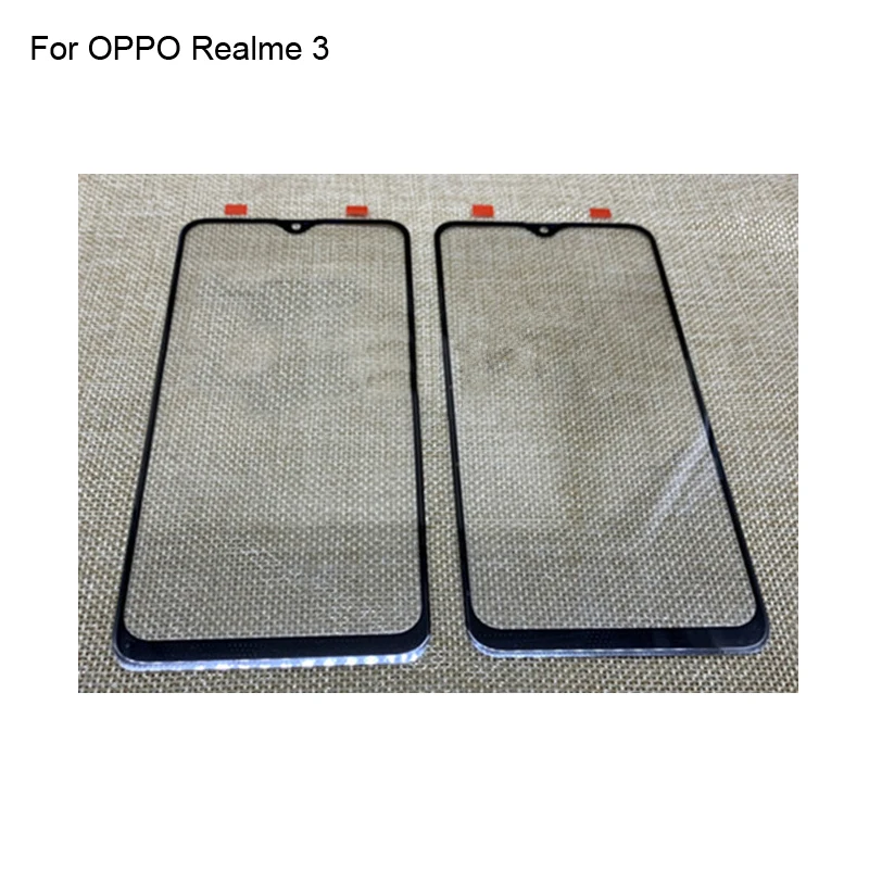 

For OPPO Realme 3 Front LCD Glass Lens touchscreen For OPPO Realme3 Touch screen Panel Outer Screen Glass without flex