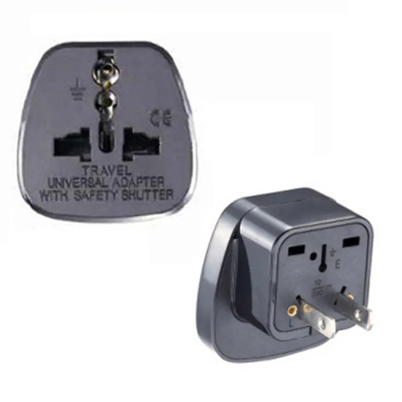 Uniwersalny adapter wtyczki CE America European Kr AU EU do USA UK USA Adapter wtyczki z Afryki Południowej Indie Włochy Szwajcaria Konwerter