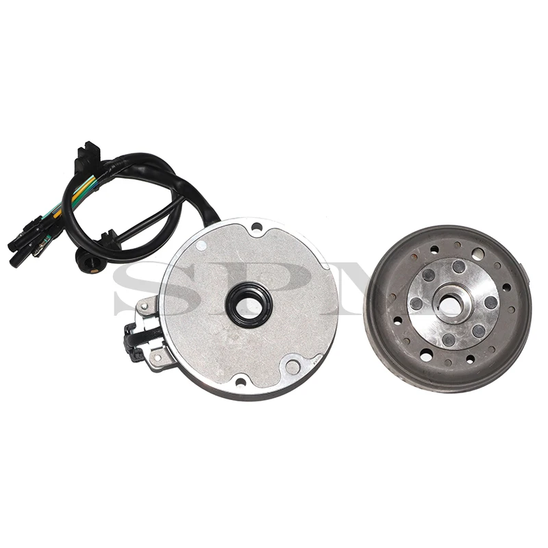 140cc engine ignition electromagnetic stator electromagnetic flywheel kit is suitable for LF140 YX140 horizontal engine parts