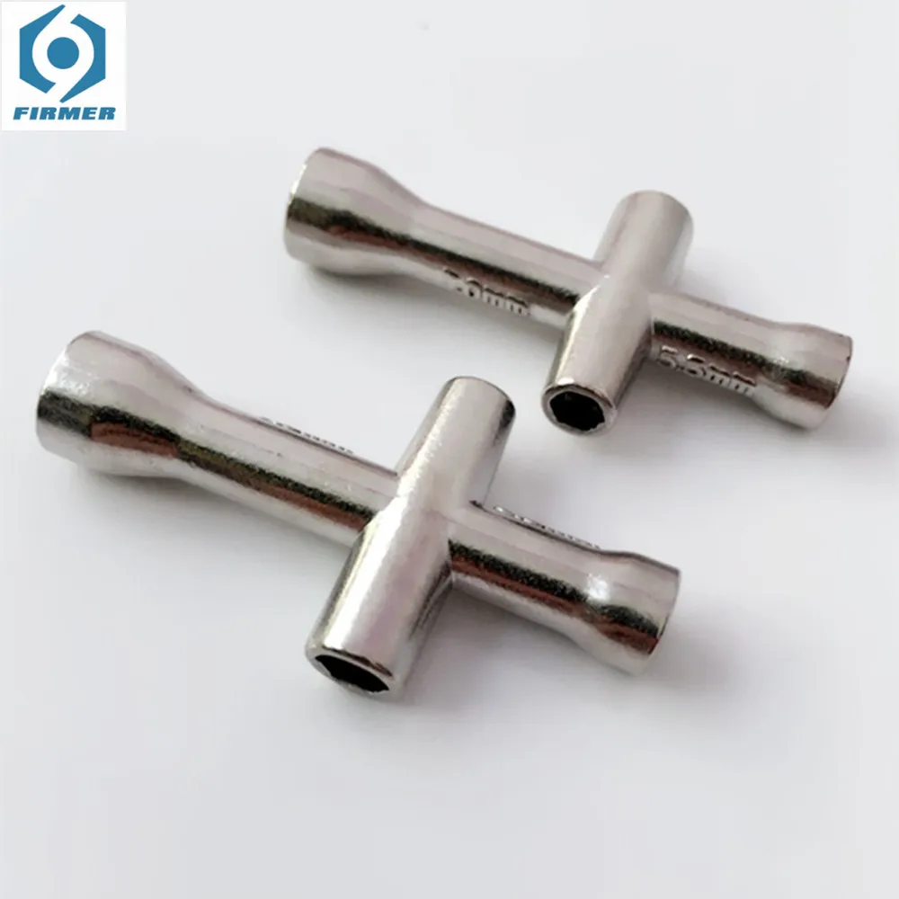 10pc Mini M2 M2.5 M3 M4 Screw Nut Hexagonal Cross Wrench Sleeve Maintenance Tool 4 Size Cross Sleeve Wrench