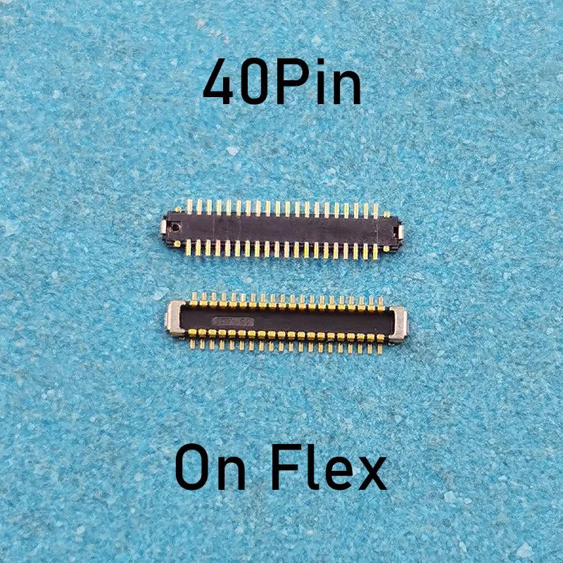 2pcs 40pin LCD Display FPC Connector On Motherboard for Xiaomi 10T 10Tpro Pocophone POCO X3 X3 Redmi 9 Note 9 Pro 5G K30S