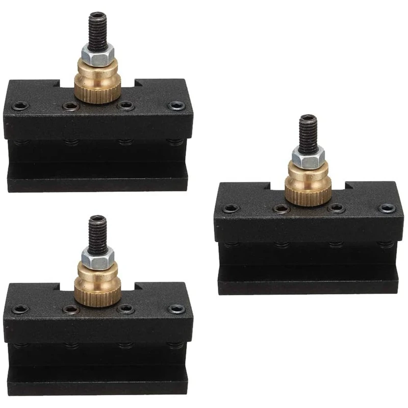 3Pcs Mini Drehmaschine Schnell Ändern Werkzeuge Post Halter Kit (1/4-1/2 Zoll), CNC Langweilig/Drehen/Gerichtete Halter Set