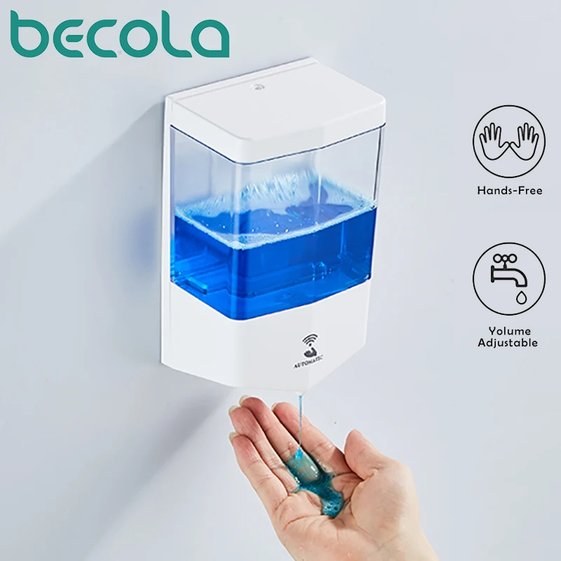 

Инфракрасный индукционный умный дозатор жидкого мыла BECOLA, настенный сенсорный дозатор мыла, ручная мойка для ванной и кухни