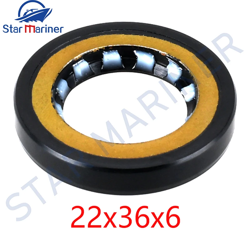 93101-22067 Oil Seal For Outboard Motor Parts Yamaha Parsun Hidea Powertec Seapro 25HP 30HP 93101-22M00 Size 22*36*6MM